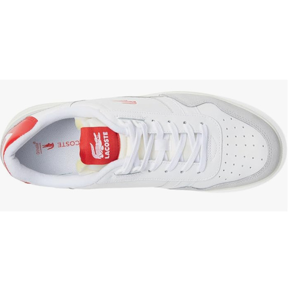 Lacoste Men's Sneaker T-Clip 223 5 SMA White/Red 8.5 M - Picture 4 of 6